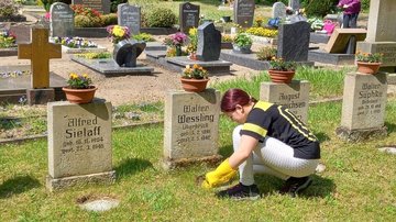 Pflegearbeiten Schülerinnen und Schüler Schulzentrum Dömitz